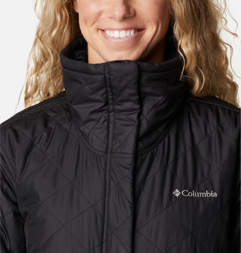 Columbia Women's Copper Crest Hooded Fleece Lined Jacket Black Size Medium  
