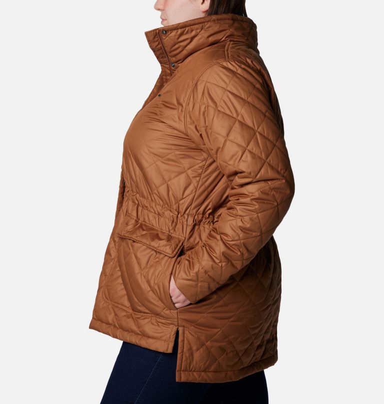 Copper Crest Novelty Jacket | 224 | 1X, Color: Camel Brown, image 3