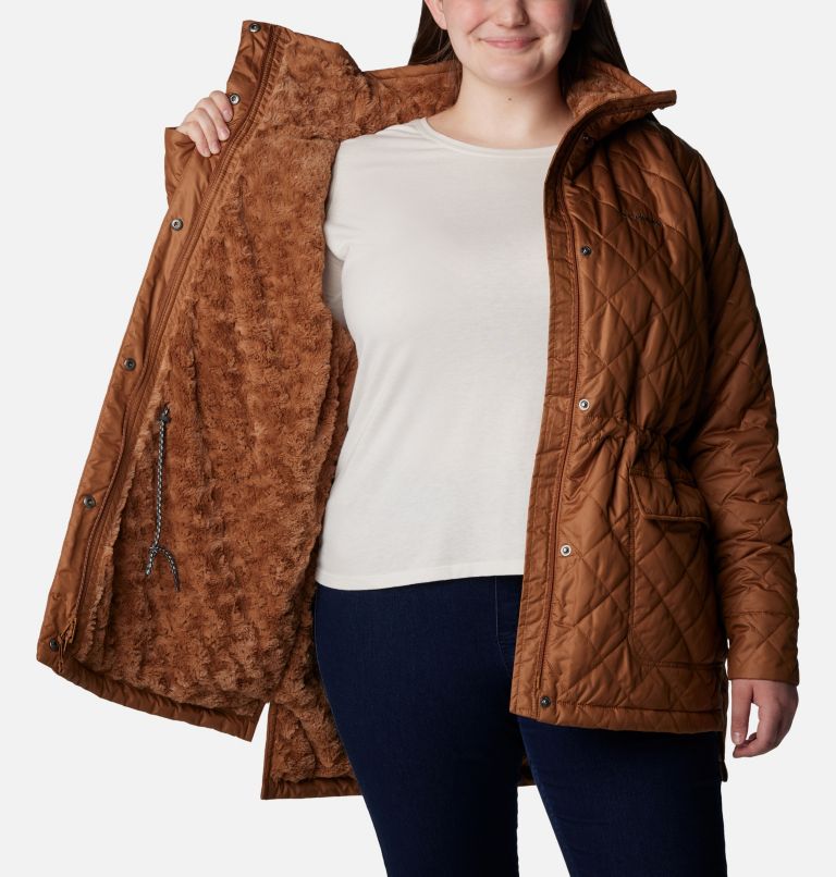 Copper Crest Novelty Jacket | 224 | 1X, Color: Camel Brown, image 5