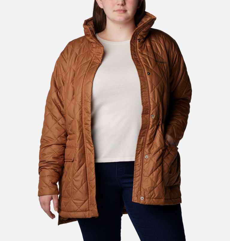 Copper Crest Novelty Jacket | 224 | 1X, Color: Camel Brown, image 7