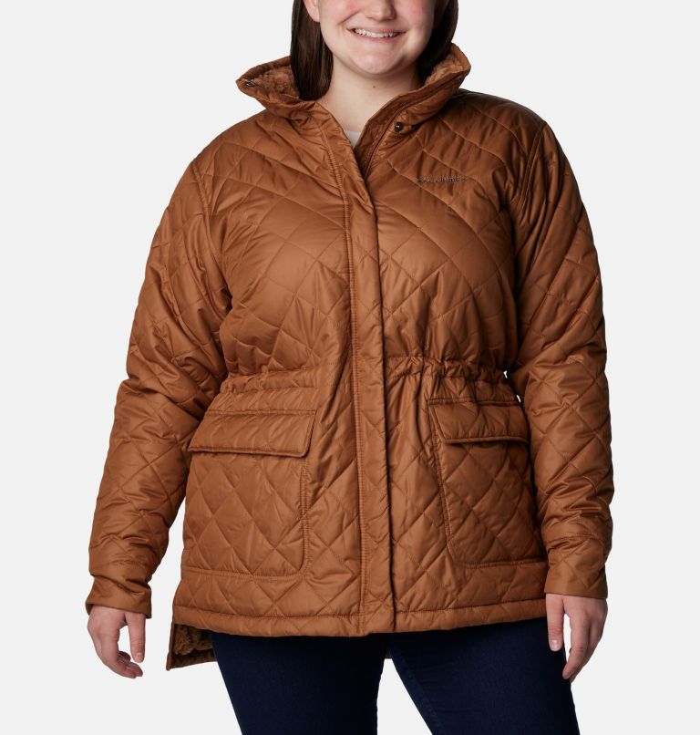 Copper Crest Novelty Jacket | 224 | 1X, Color: Camel Brown, image 1