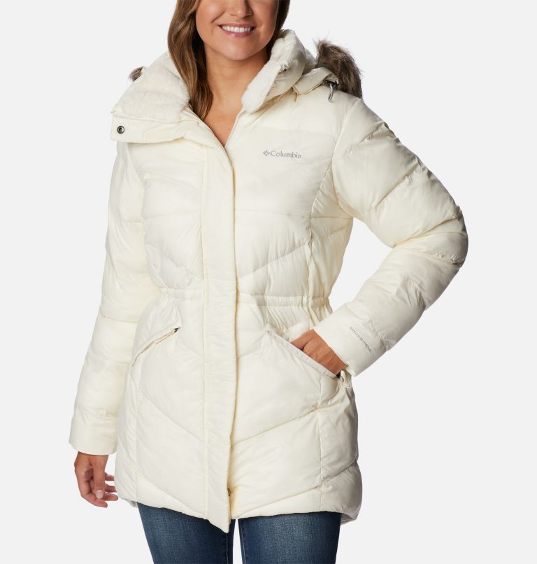 Women's Peak to Park Mid Insulated Jacket, Color: Chalk Gunmetal, image 1