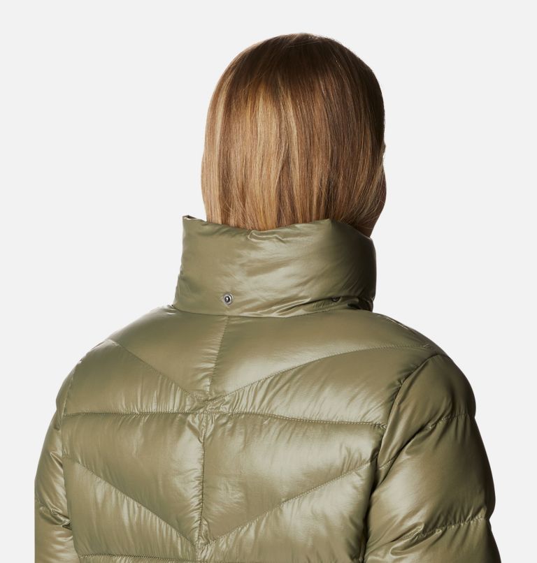 Women's Peak to Park Mid Insulated Jacket, Color: Stone Green Gunmetal, image 8