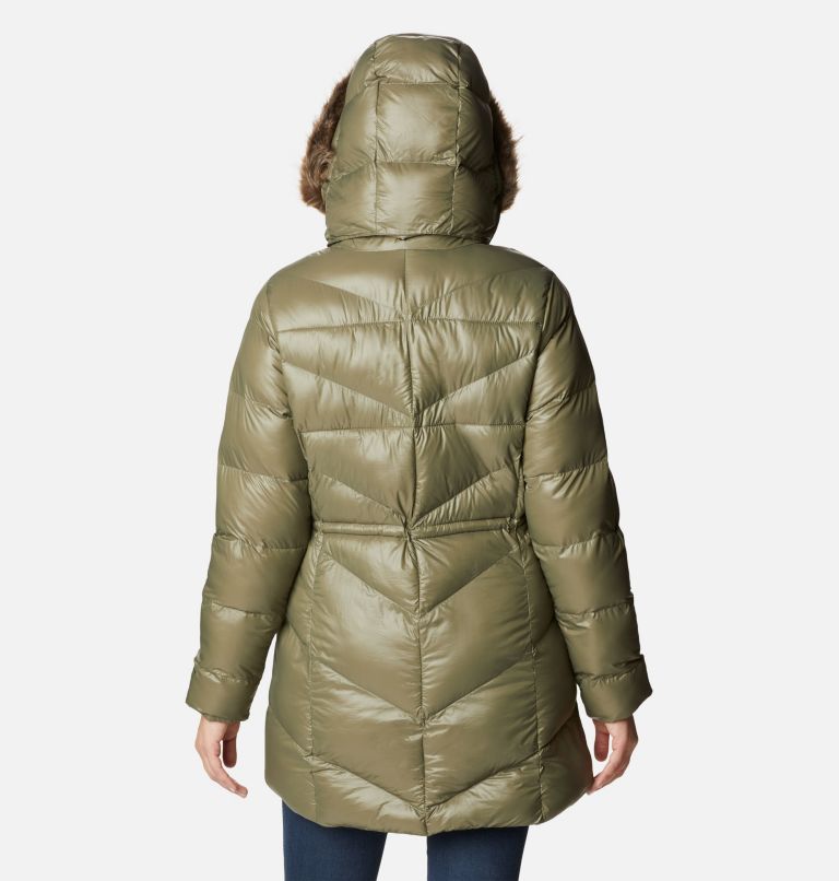 Thumbnail: Women's Peak to Park Mid Insulated Jacket, Color: Stone Green Gunmetal, image 2