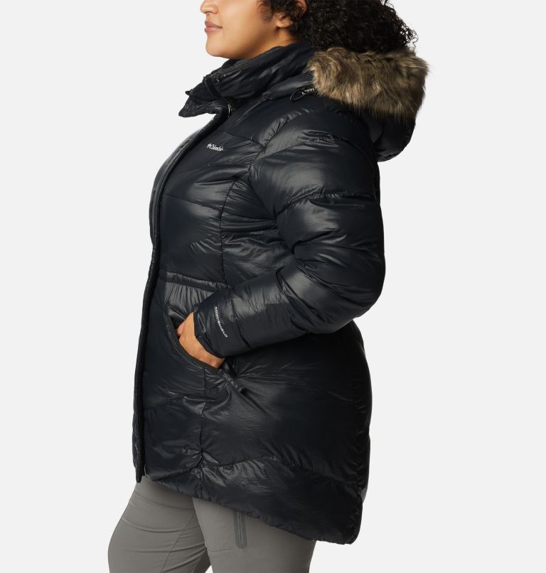 Thumbnail: Women's Peak to Park Mid Insulated Jacket - Plus Size, Color: Black Gunmetal, image 3