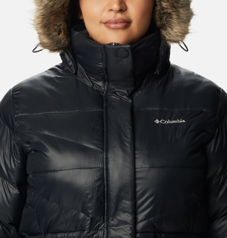 Thumbnail: Women's Peak to Park Mid Insulated Jacket - Plus Size, Color: Black Gunmetal, image 4