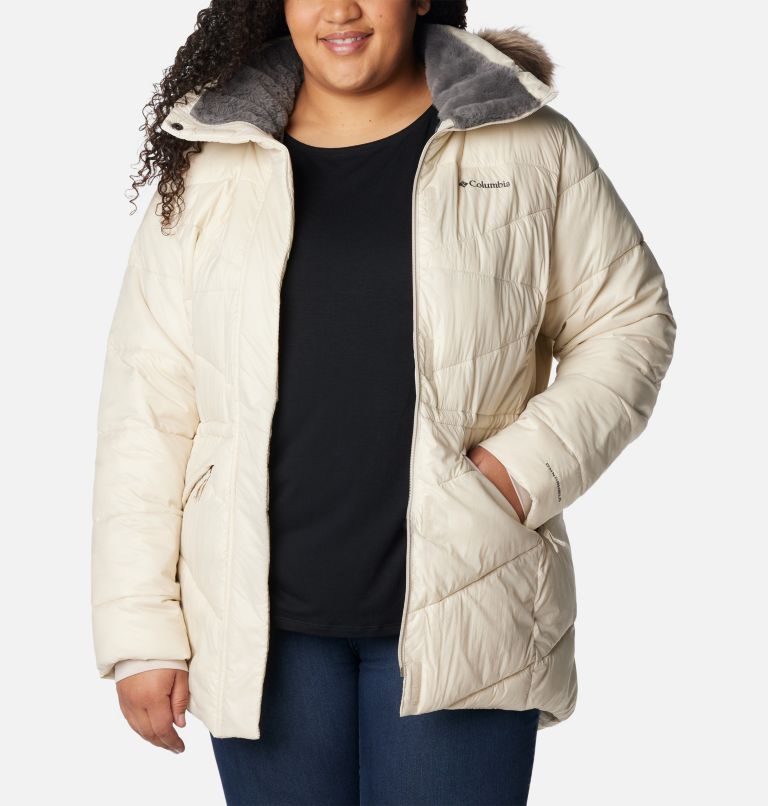 Grande taille - Veste en polaire à détails en nylon