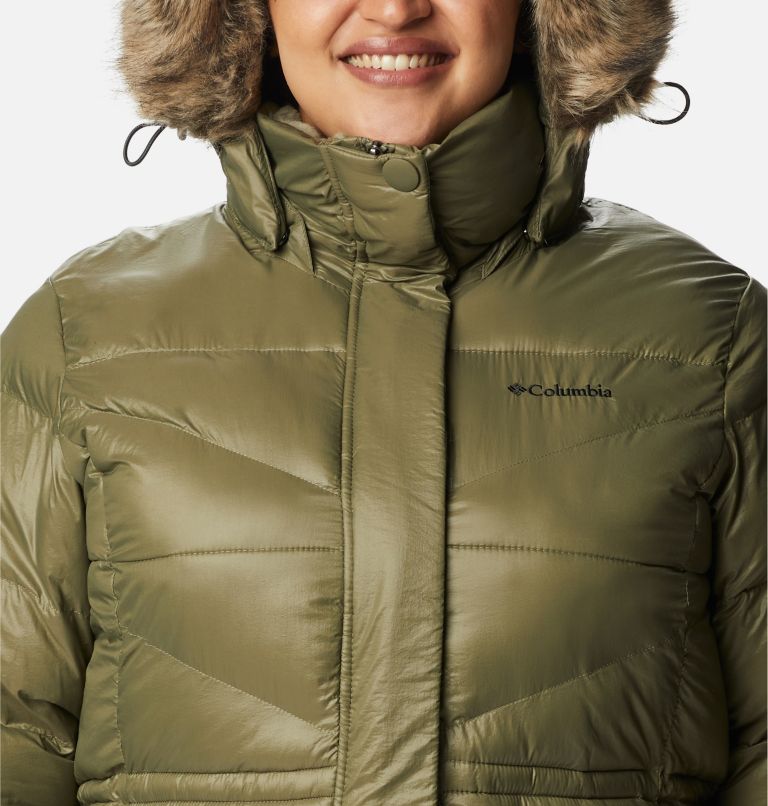 Women's Peak to Park Mid Insulated Jacket - Plus Size, Color: Stone Green Gunmetal, image 4