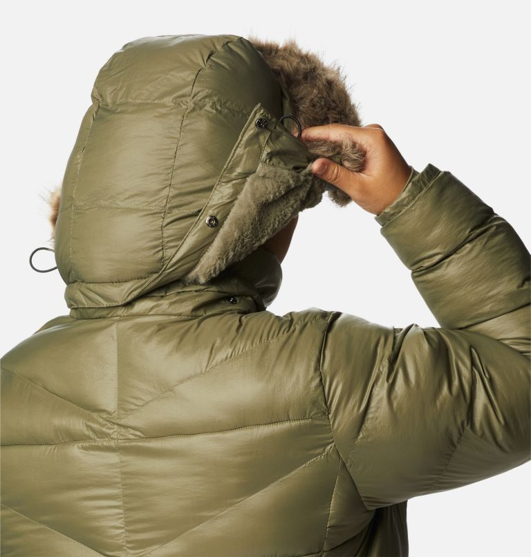 Thumbnail: Women's Peak to Park Mid Insulated Jacket - Plus Size, Color: Stone Green Gunmetal, image 7