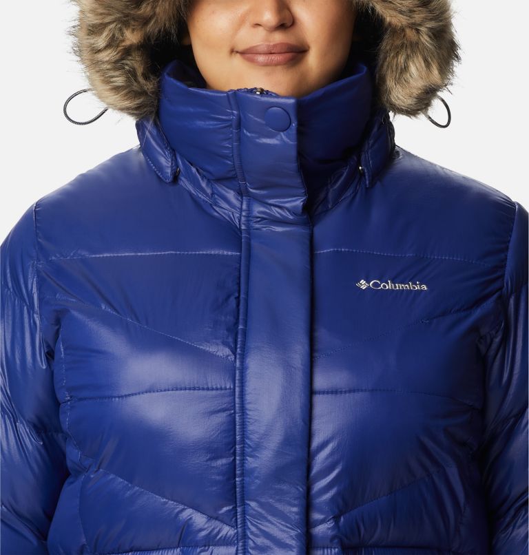 Thumbnail: Women's Peak to Park Mid Insulated Jacket - Plus Size, Color: Dark Sapphire Gunmetal, image 4