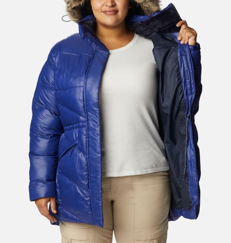 Women's Peak to Park Mid Insulated Jacket - Plus Size, Color: Dark Sapphire Gunmetal, image 5