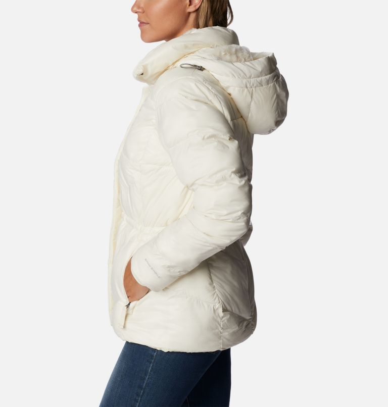 Thumbnail: Women's Peak to Park II Insulated Hooded Jacket, Color: Chalk Gunmetal, image 3