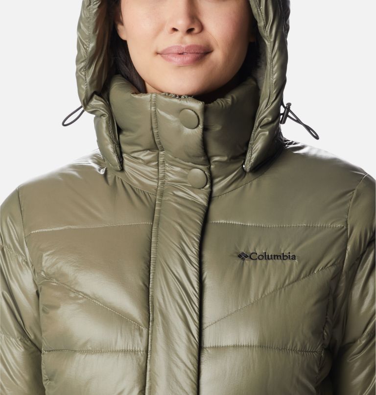 Thumbnail: Women's Peak to Park II Insulated Hooded Jacket, Color: Stone Green Gunmetal, image 4