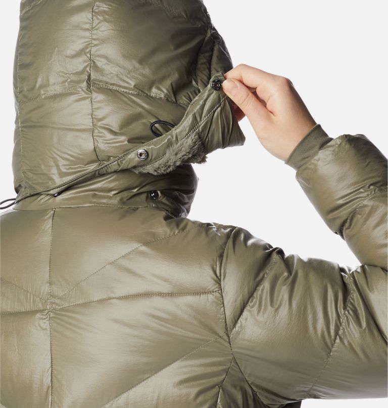 Thumbnail: Women's Peak to Park II Insulated Hooded Jacket, Color: Stone Green Gunmetal, image 6