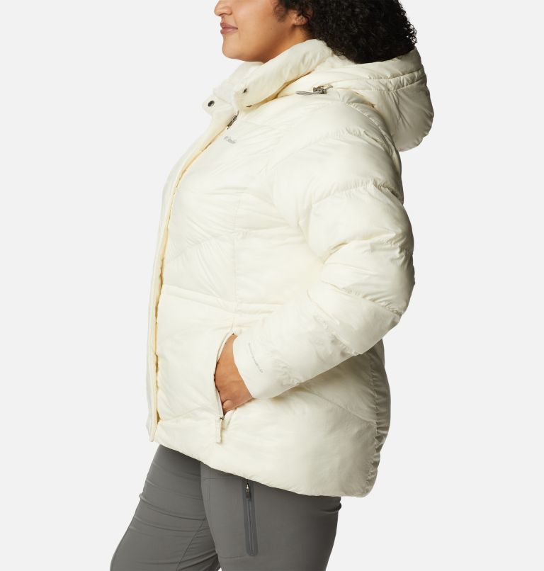 Thumbnail: Women's Peak to Park II Insulated Hooded Jacket - Plus Size, Color: Chalk Gunmetal, image 3