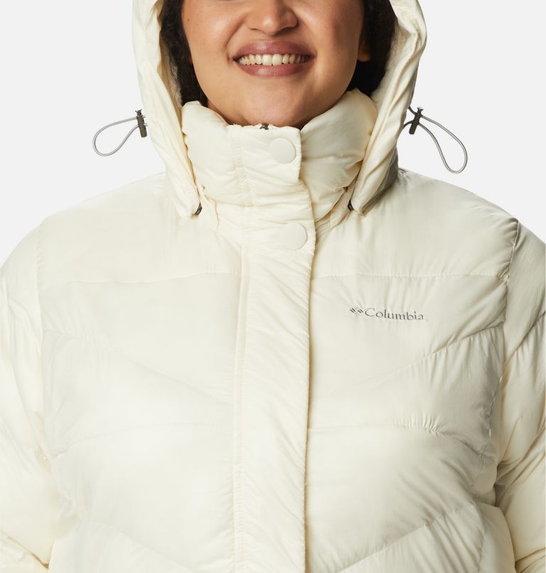 Thumbnail: Women's Peak to Park II Insulated Hooded Jacket - Plus Size, Color: Chalk Gunmetal, image 4