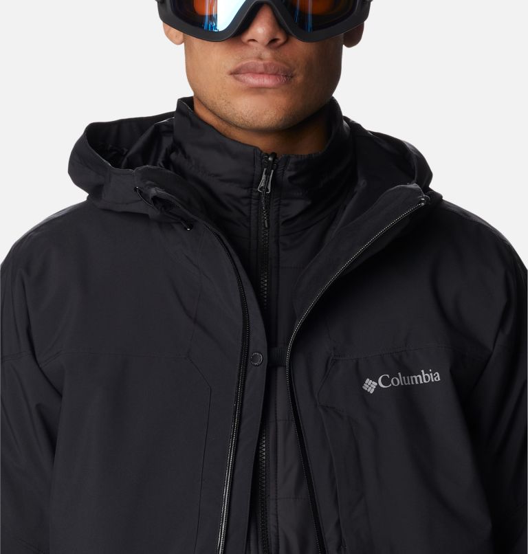 Thumbnail: Men's Powder Canyon Interchange Jacket, Color: Black, image 8