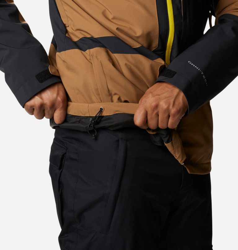 Men's Powder Canyon Interchange Jacket, Color: Delta, Black, Laser Lemon, image 11