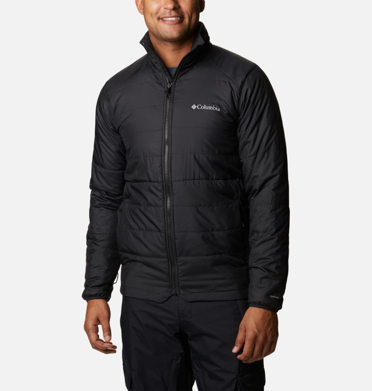 Men's Powder Canyon Interchange Jacket, Color: Delta, Black, Laser Lemon, image 13