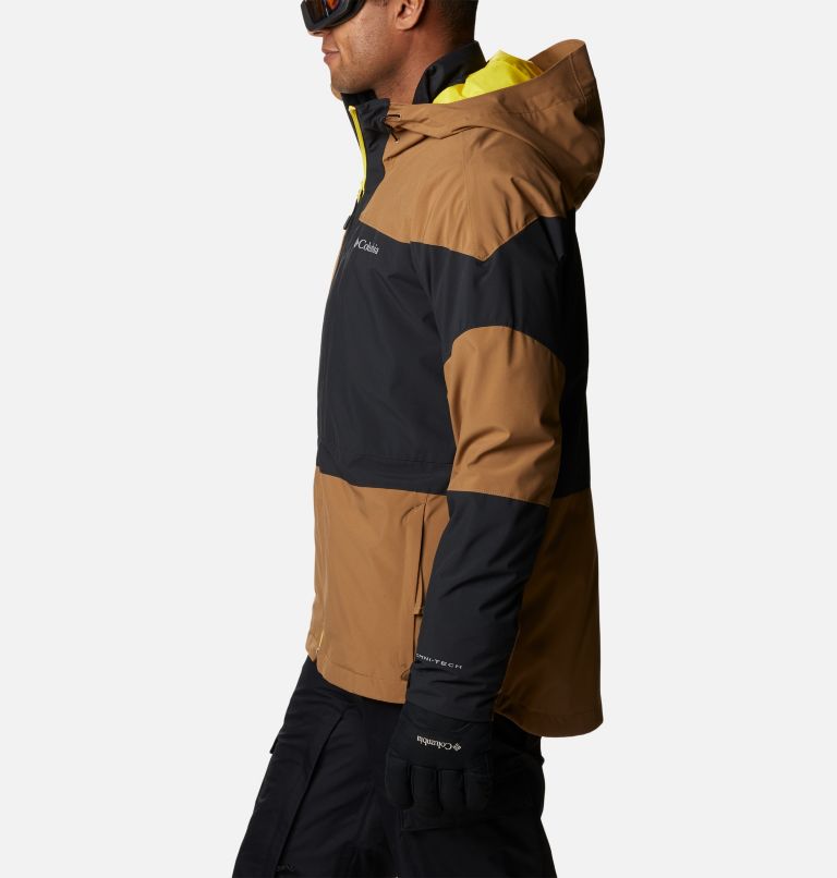 Men's Powder Canyon Interchange Jacket, Color: Delta, Black, Laser Lemon, image 3