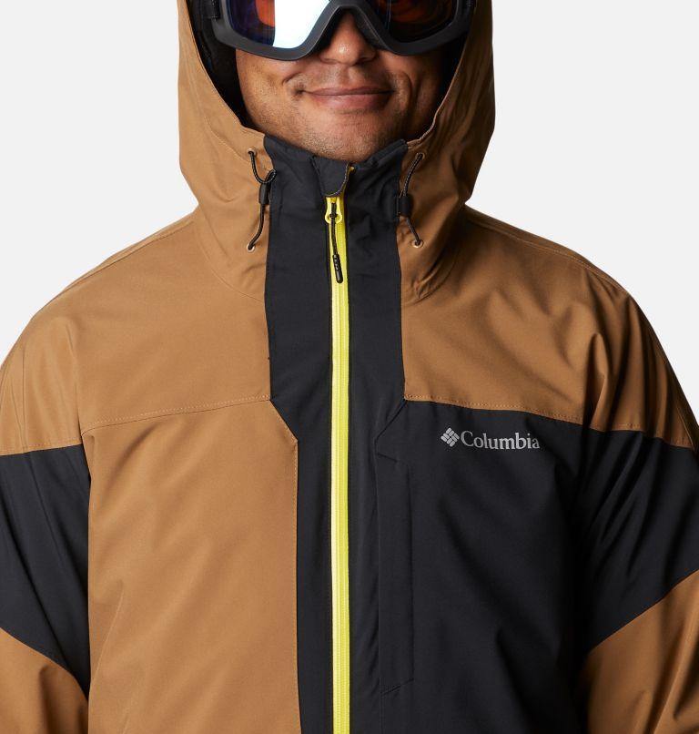 Men's Powder Canyon Interchange Jacket, Color: Delta, Black, Laser Lemon, image 4