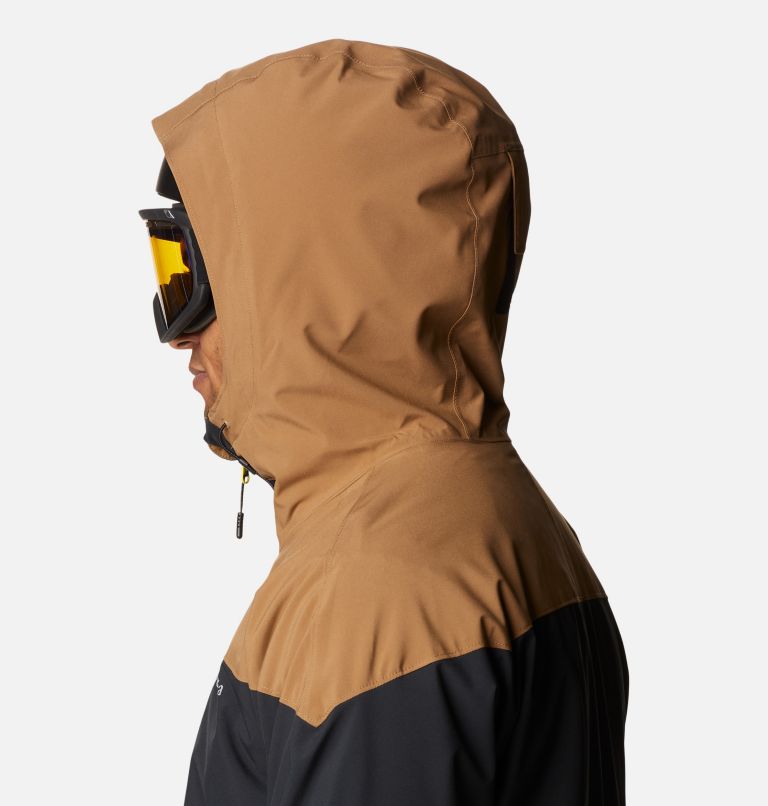 Men's Powder Canyon Interchange Jacket, Color: Delta, Black, Laser Lemon, image 8