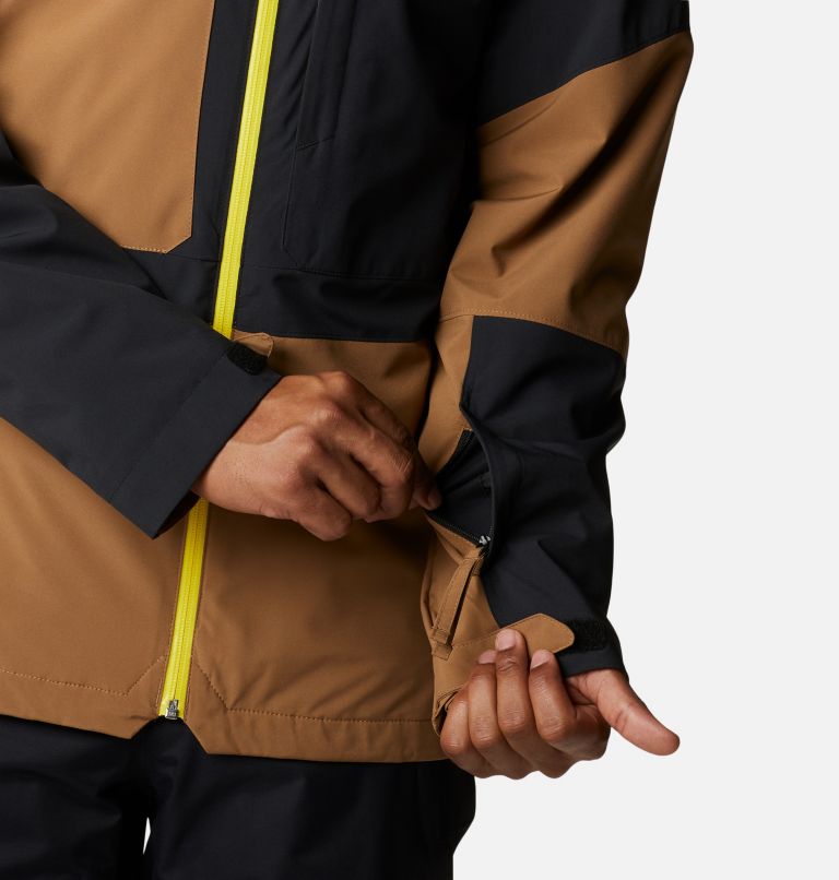 Men's Powder Canyon Interchange Jacket, Color: Delta, Black, Laser Lemon, image 10
