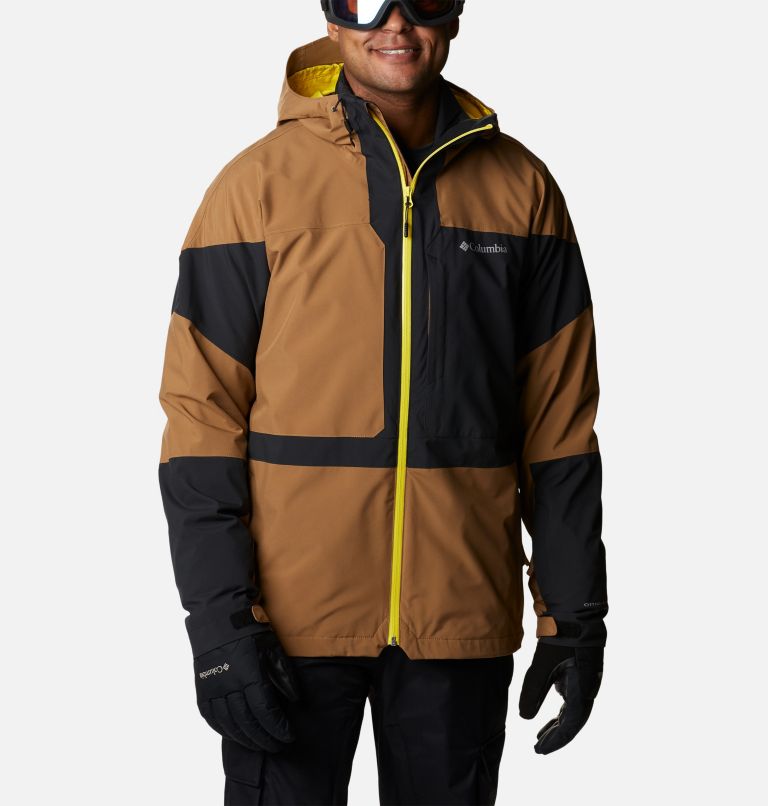 Men's Powder Canyon Interchange Jacket, Color: Delta, Black, Laser Lemon, image 1