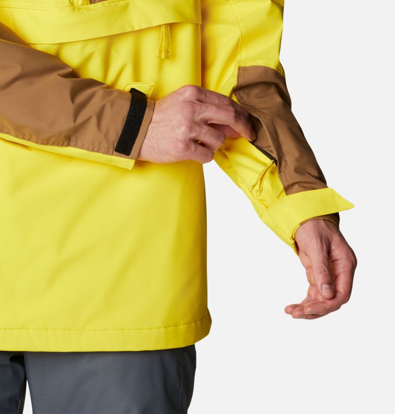 Powder Canyon Anorak Shell | 716 | S, Color: Laser Lemon, Delta, image 8