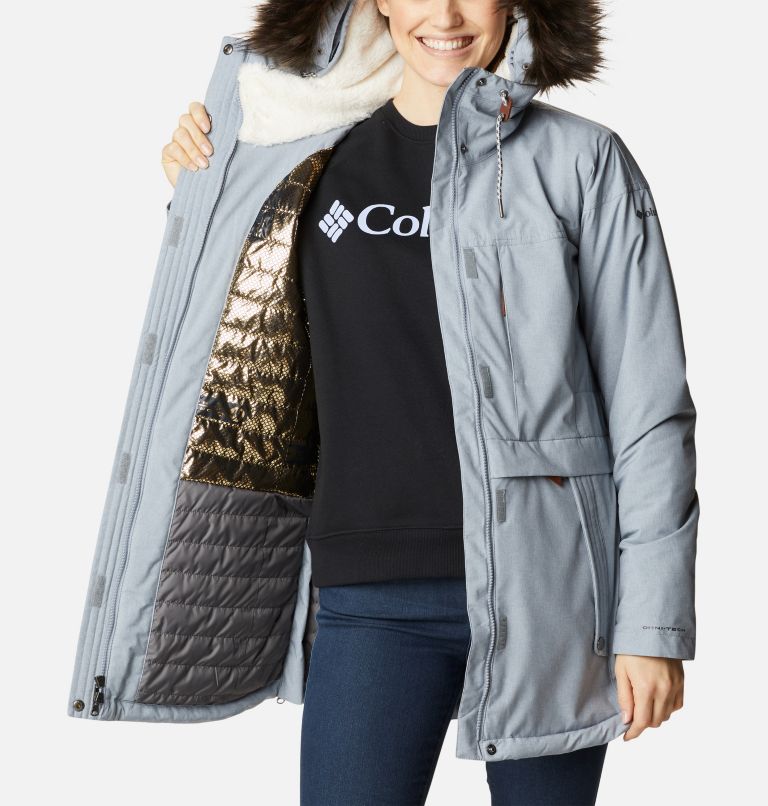 Thumbnail: Women's Payton Pass Insulated Jacket, Color: Tradewinds Grey Heather, image 5