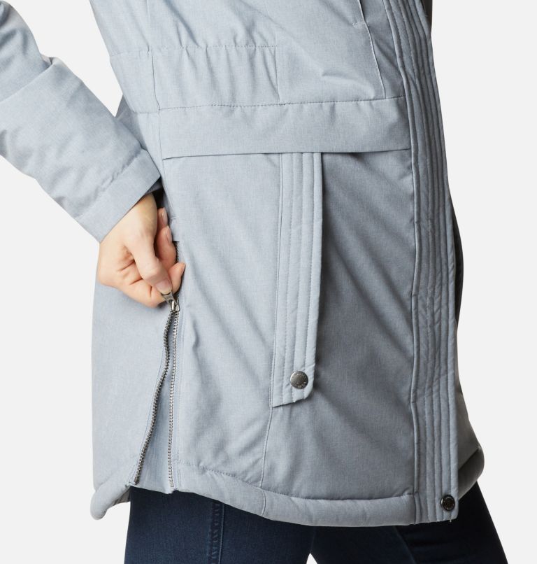 Women's Payton Pass Insulated Jacket, Color: Tradewinds Grey Heather, image 8