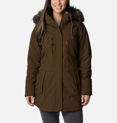 Parka impermeable de plumón Icelandite Turbo para mujer