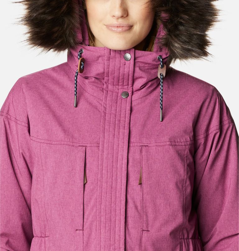 Women's Payton Pass Insulated Jacket, Color: Marionberry Heather, image 4