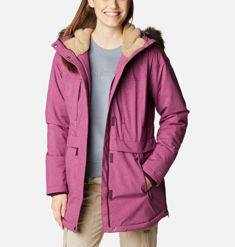 Women's Payton Pass Insulated Jacket, Color: Marionberry Heather, image 9