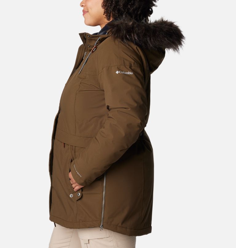 Thumbnail: Women's Payton Pass Insulated Jacket - Plus Size, Color: Olive Green, image 3