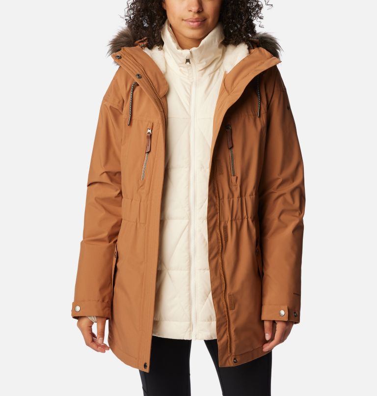 Women's Payton Pass Interchange Jacket, Color: Camel Brown, image 12