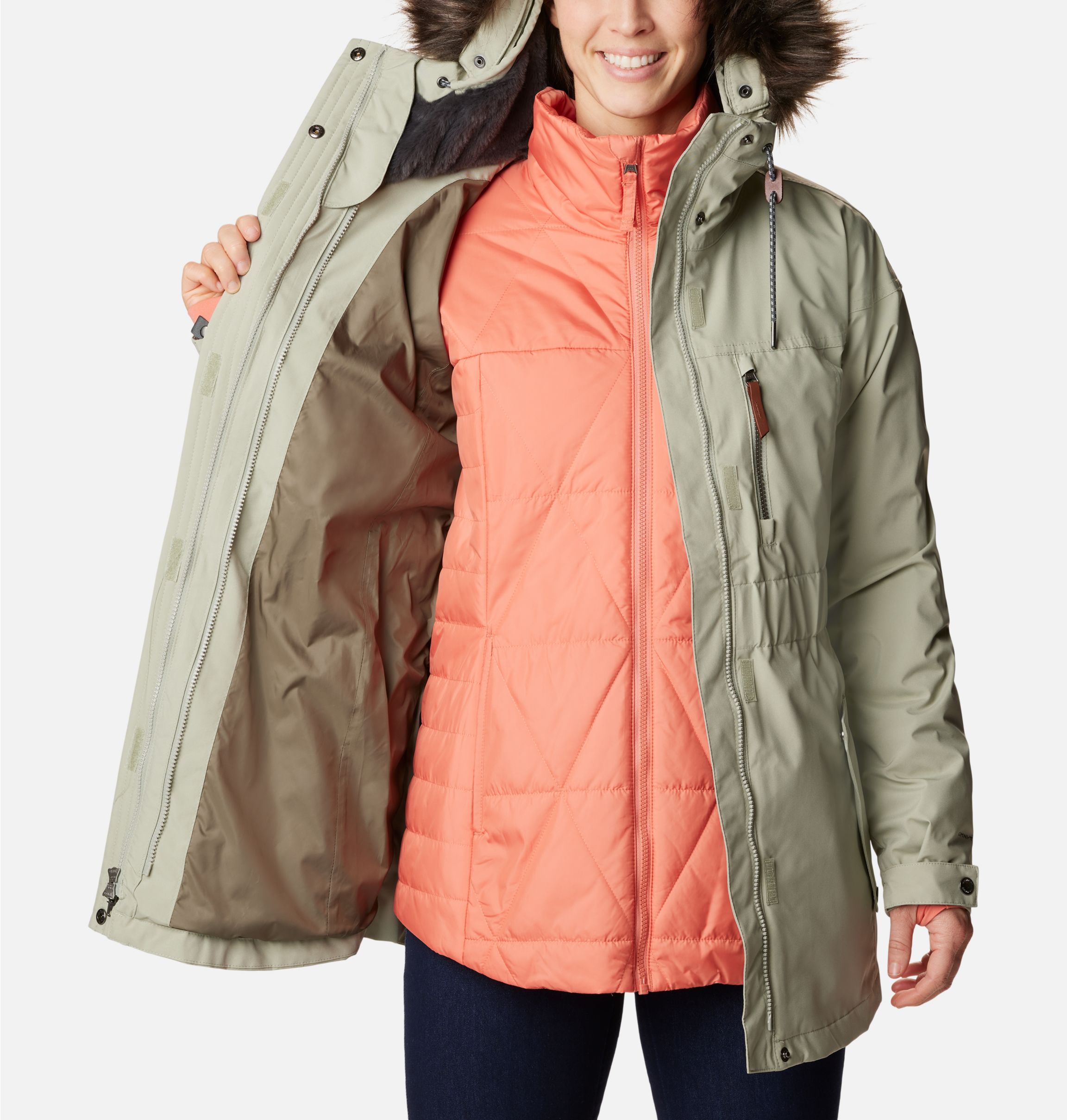 Ladder creek high pile parka sale