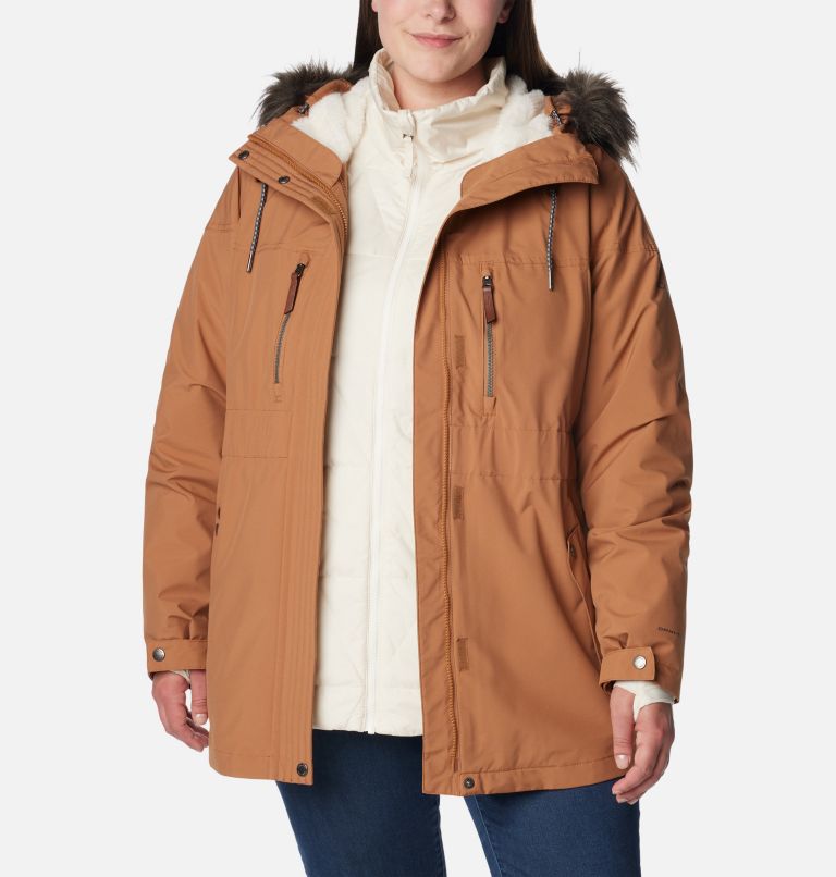 Women's Payton Pass Interchange Jacket - Plus Size, Color: Camel Brown, image 12
