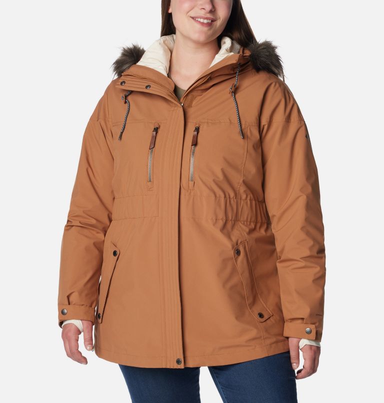 Women's Payton Pass Interchange Jacket - Plus Size, Color: Camel Brown, image 1