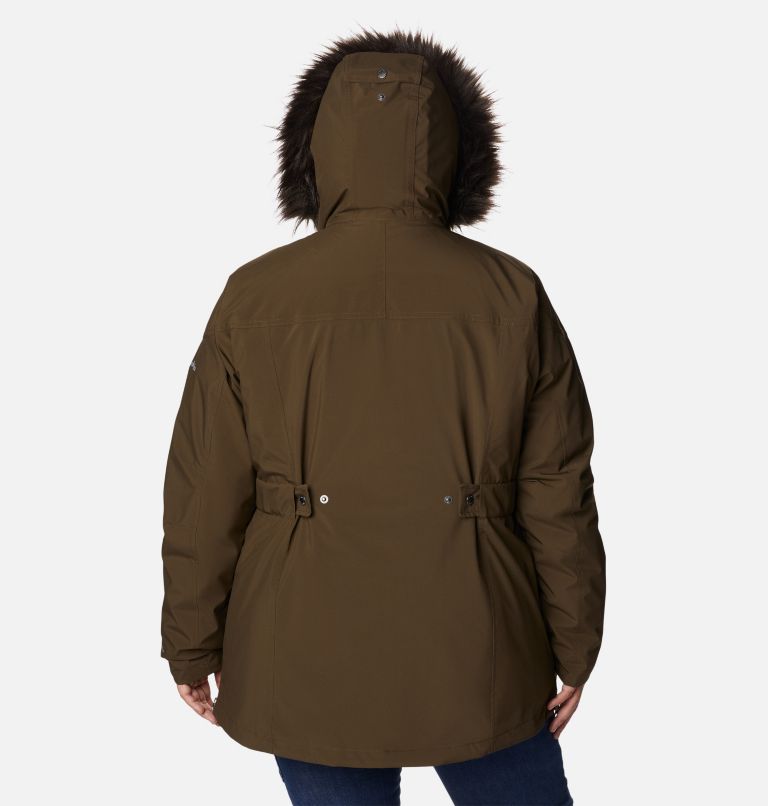 Women's Payton Pass Interchange Jacket - Plus Size, Color: Olive Green, Black Sherpa, image 2