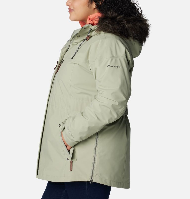 Plus size columbia sale three lakes fleece jacket