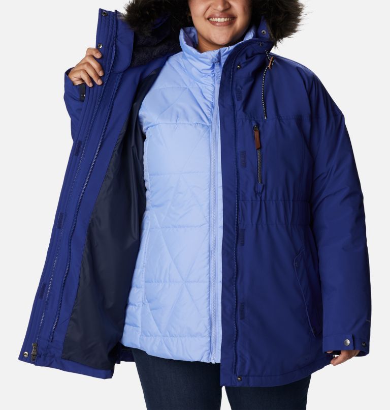 Thumbnail: Women's Payton Pass Interchange Jacket - Plus Size, Color: Dark Sapphire, image 5