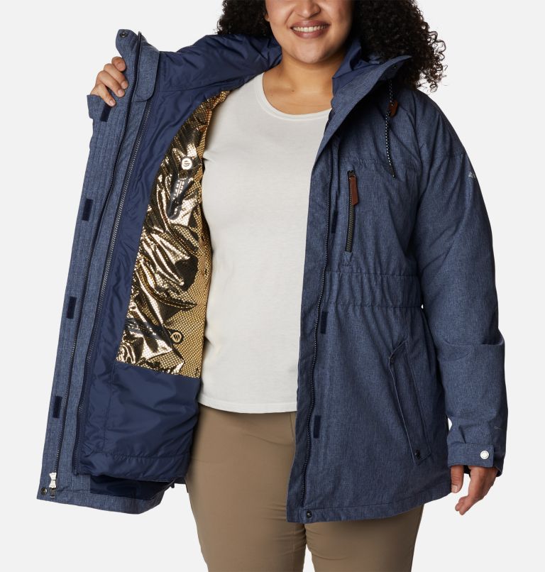 Thumbnail: Women's Payton Pass Interchange Jacket - Plus Size, Color: Dark Nocturnal Heather, image 5