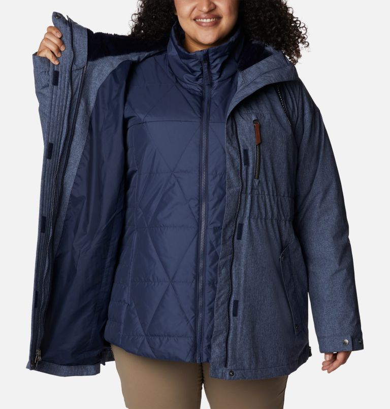 Women's Payton Pass Interchange Jacket - Plus Size, Color: Dark Nocturnal Heather, image 9