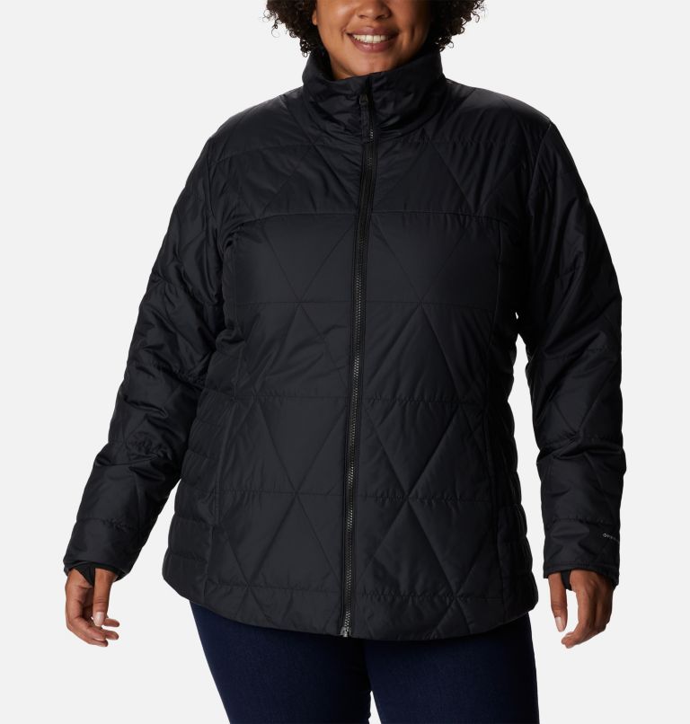 Thumbnail: Women's Payton Pass Interchange Jacket - Plus Size, Color: Marionberry Heather, image 11