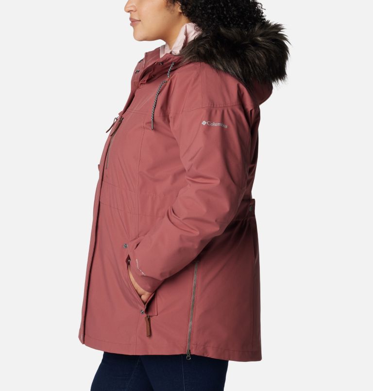 Thumbnail: Women's Payton Pass Interchange Jacket - Plus Size, Color: Beetroot, image 3