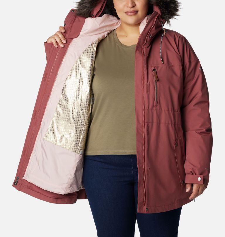 Thumbnail: Women's Payton Pass Interchange Jacket - Plus Size, Color: Beetroot, image 5