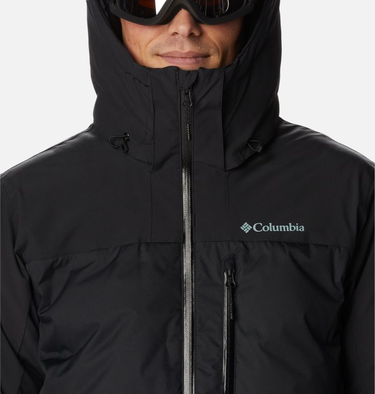 Men's Wild Card II Waterproof Hooded Ski Down Jacket, Color: Black, image 5