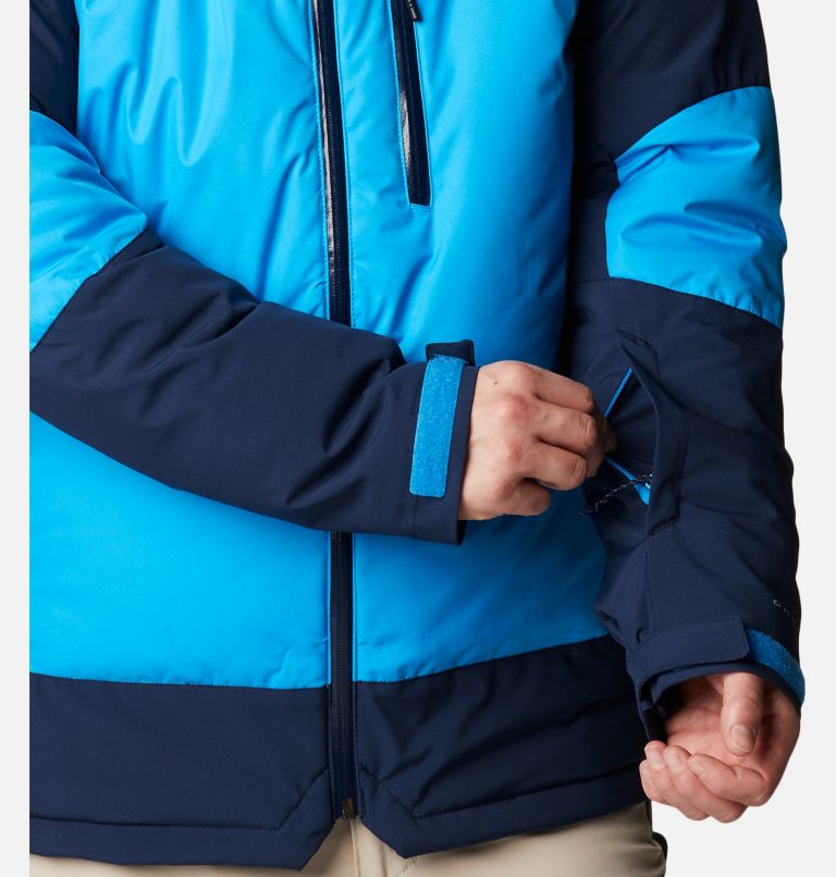 Men's Wild Card II Down Jacket, Color: Compass Blue, Collegiate Navy, image 12