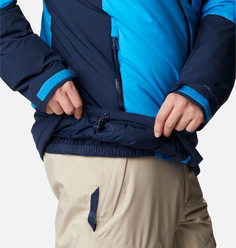 Men's Wild Card II Down Jacket, Color: Compass Blue, Collegiate Navy, image 13
